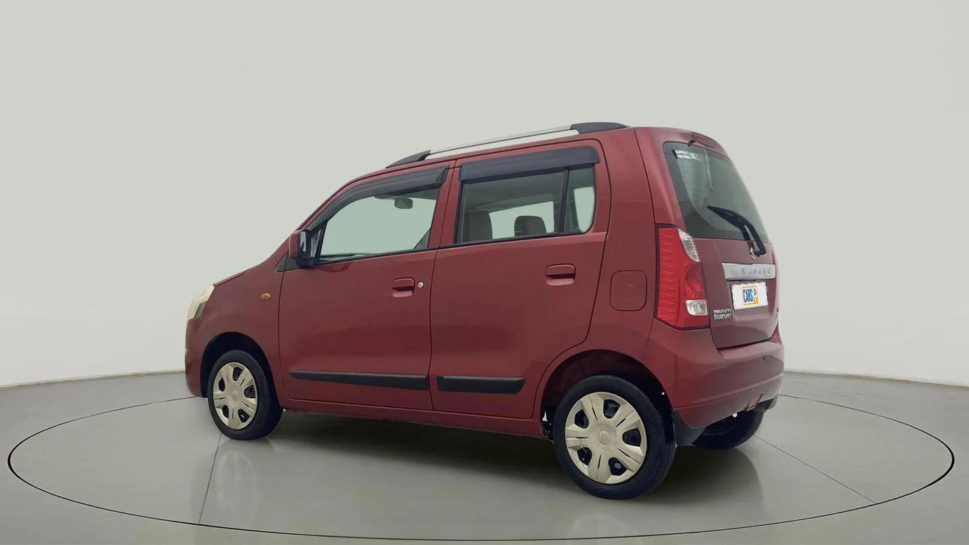 2015 Maruti Wagon R 1.0 VXI AMT, Petrol, Automatic, 65,455 km, Left Back Diagonal