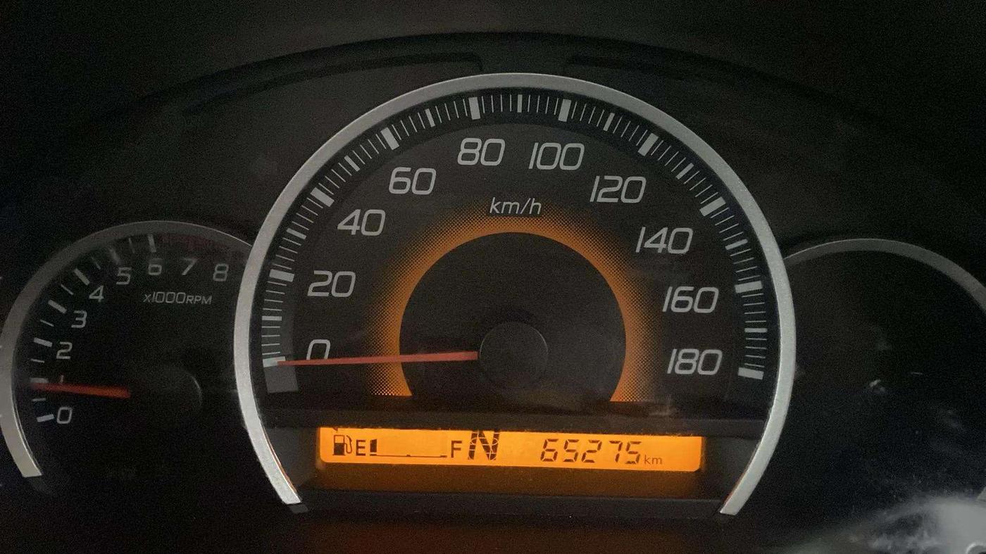 2015 Maruti Wagon R 1.0 VXI AMT, Petrol, Automatic, 65,455 km, Odometer Image