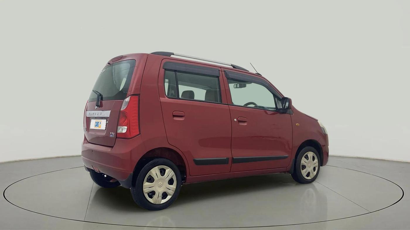 2015 Maruti Wagon R 1.0 VXI AMT, Petrol, Automatic, 65,455 km, Right Back Diagonal