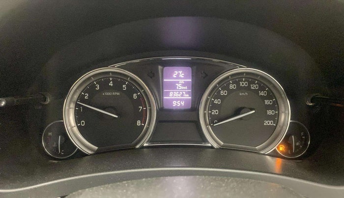 2016 Maruti Ciaz ZXI+, Petrol, Manual, 83,606 km, Odometer Image