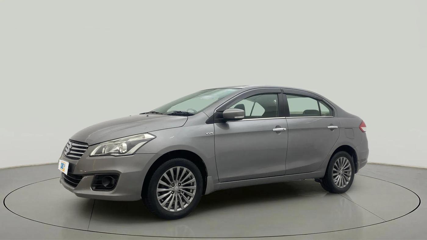2016 Maruti Ciaz ZXI+, Petrol, Manual, 83,606 km, Left Front Diagonal