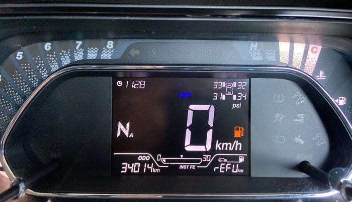 2021 Tata NEXON XZA PLUS (O) PETROL DARK EDITION, Petrol, Automatic, 33,985 km, Odometer Image