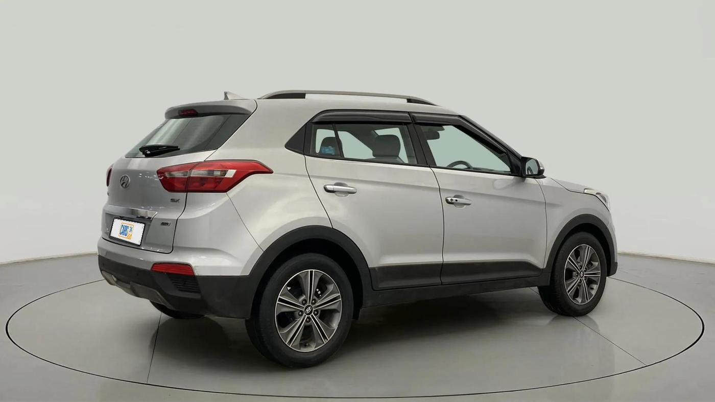 2017 Hyundai Creta SX PLUS AT 1.6 PETROL, Petrol, Automatic, 71,916 km, Right Back Diagonal