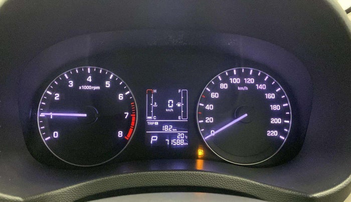 2017 Hyundai Creta SX PLUS AT 1.6 PETROL, Petrol, Automatic, 71,662 km, Odometer Image