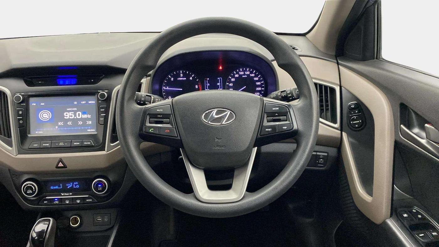 2015 Hyundai Creta SX PLUS AT 1.6 DIESEL, Diesel, Automatic, 56,811 km, Steering Wheel Close Up