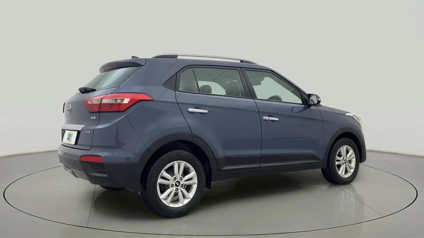 2015 Hyundai Creta SX PLUS AT 1.6 DIESEL, Diesel, Automatic, 56,811 km, Right Back Diagonal