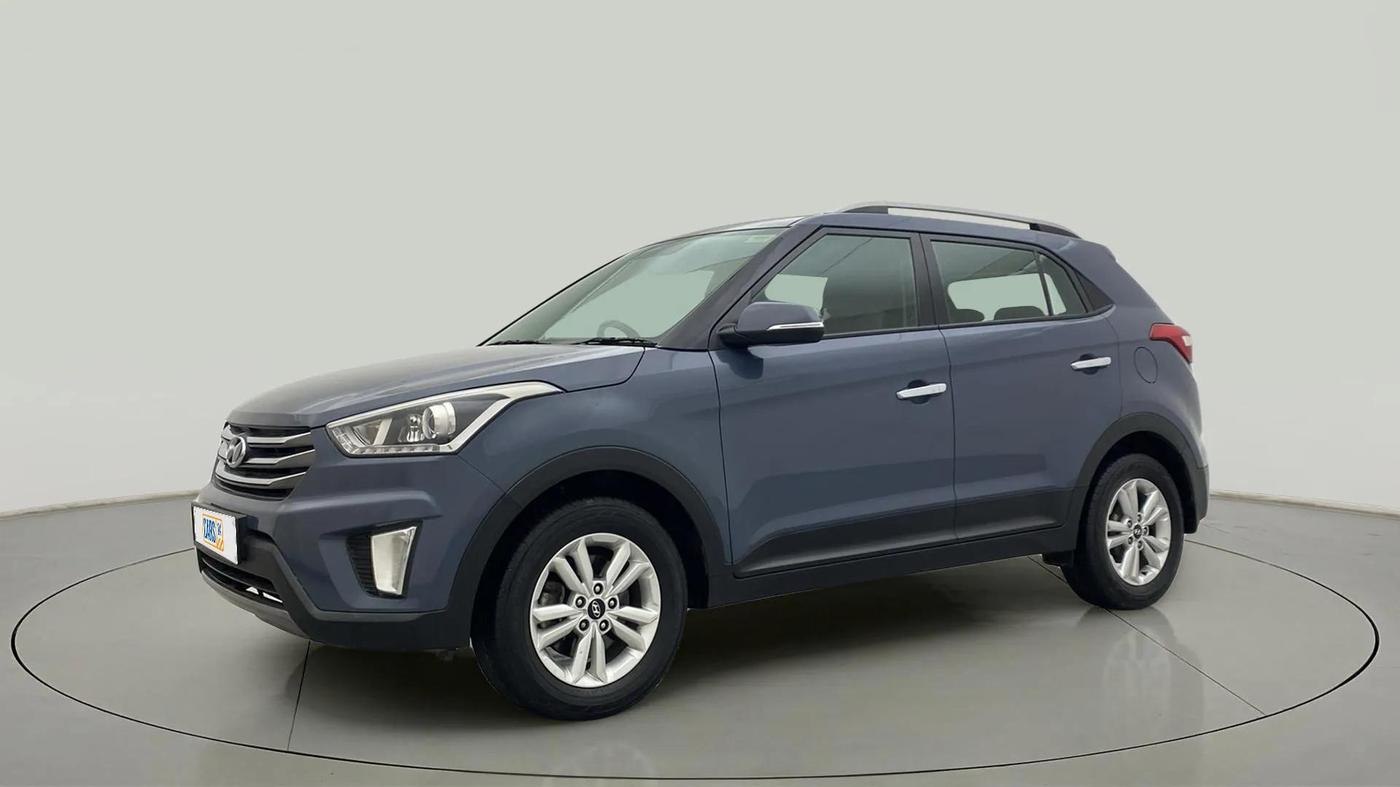 2015 Hyundai Creta SX PLUS AT 1.6 DIESEL, Diesel, Automatic, 56,811 km, Left Front Diagonal