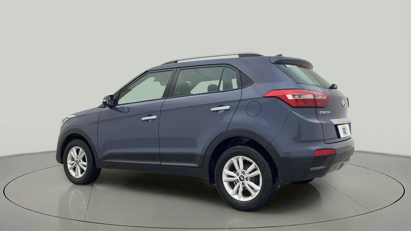 2015 Hyundai Creta SX PLUS AT 1.6 DIESEL, Diesel, Automatic, 56,811 km, Left Back Diagonal