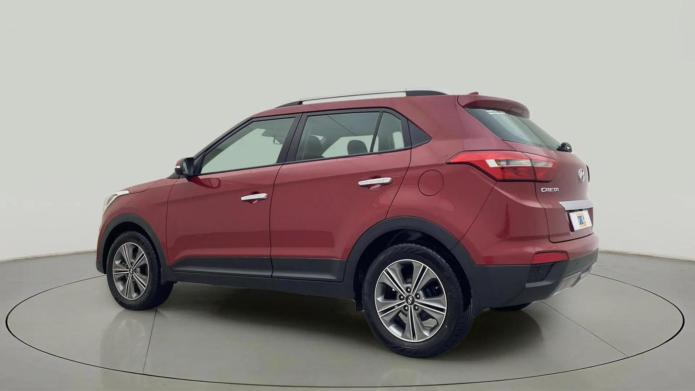 2017 Hyundai Creta SX PLUS AT 1.6 PETROL, Petrol, Automatic, 48,770 km, Left Back Diagonal