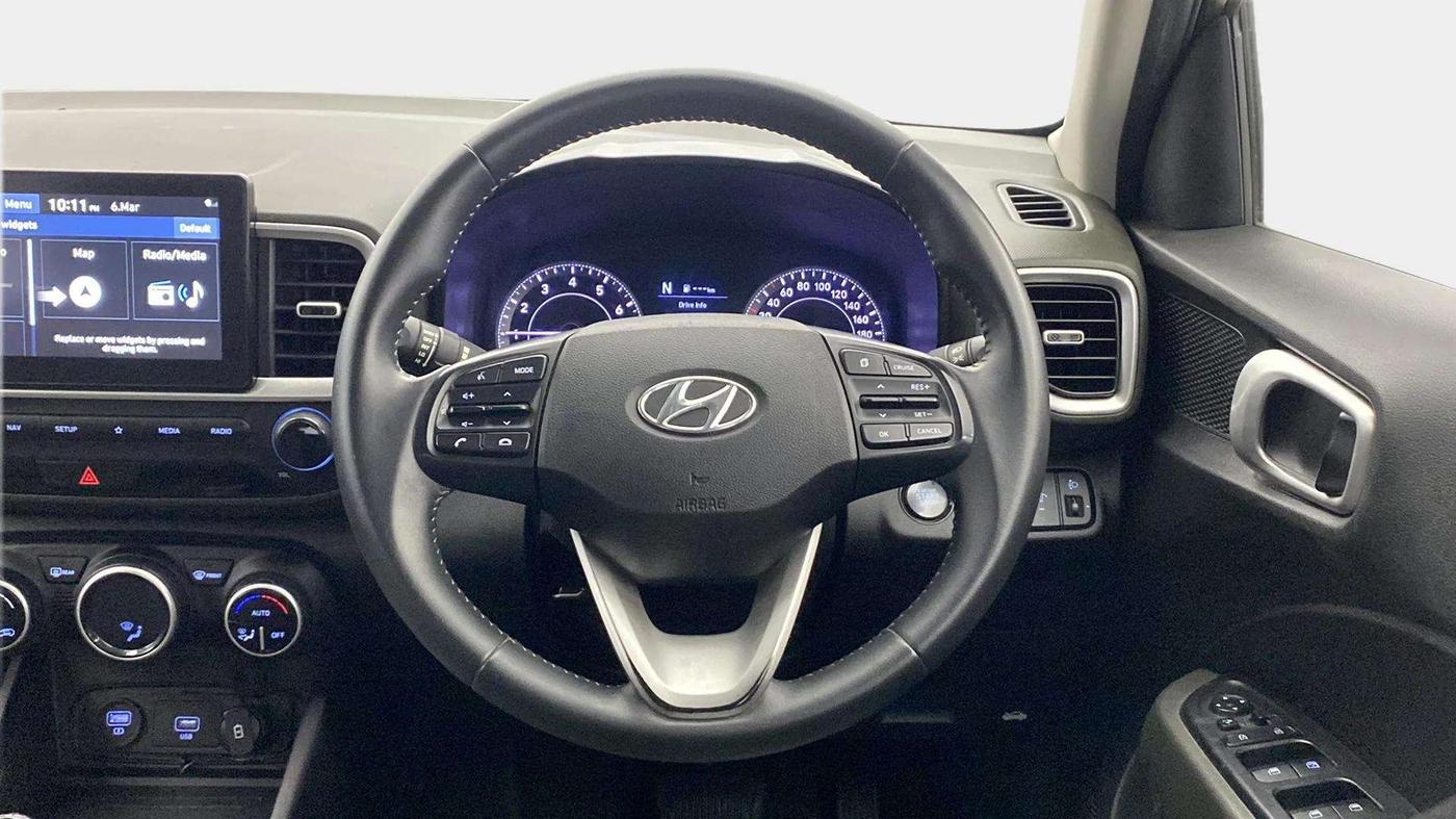 2020 Hyundai VENUE SX PLUS 1.0 TURBO DCT, Petrol, Automatic, 36,684 km, Steering Wheel Close Up