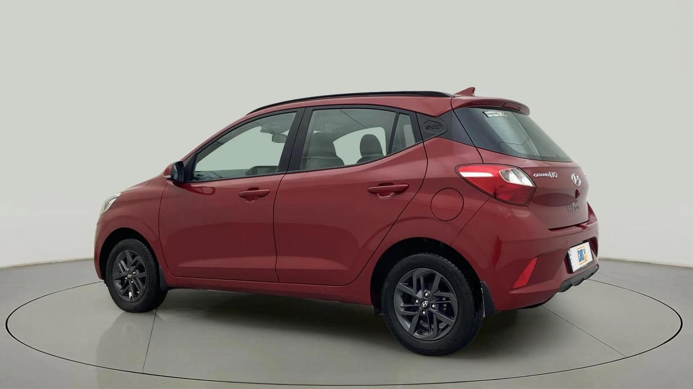 2021 Hyundai GRAND I10 NIOS SPORTZ AMT 1.2 KAPPA VTVT, Petrol, Automatic, 26,727 km, Left Back Diagonal