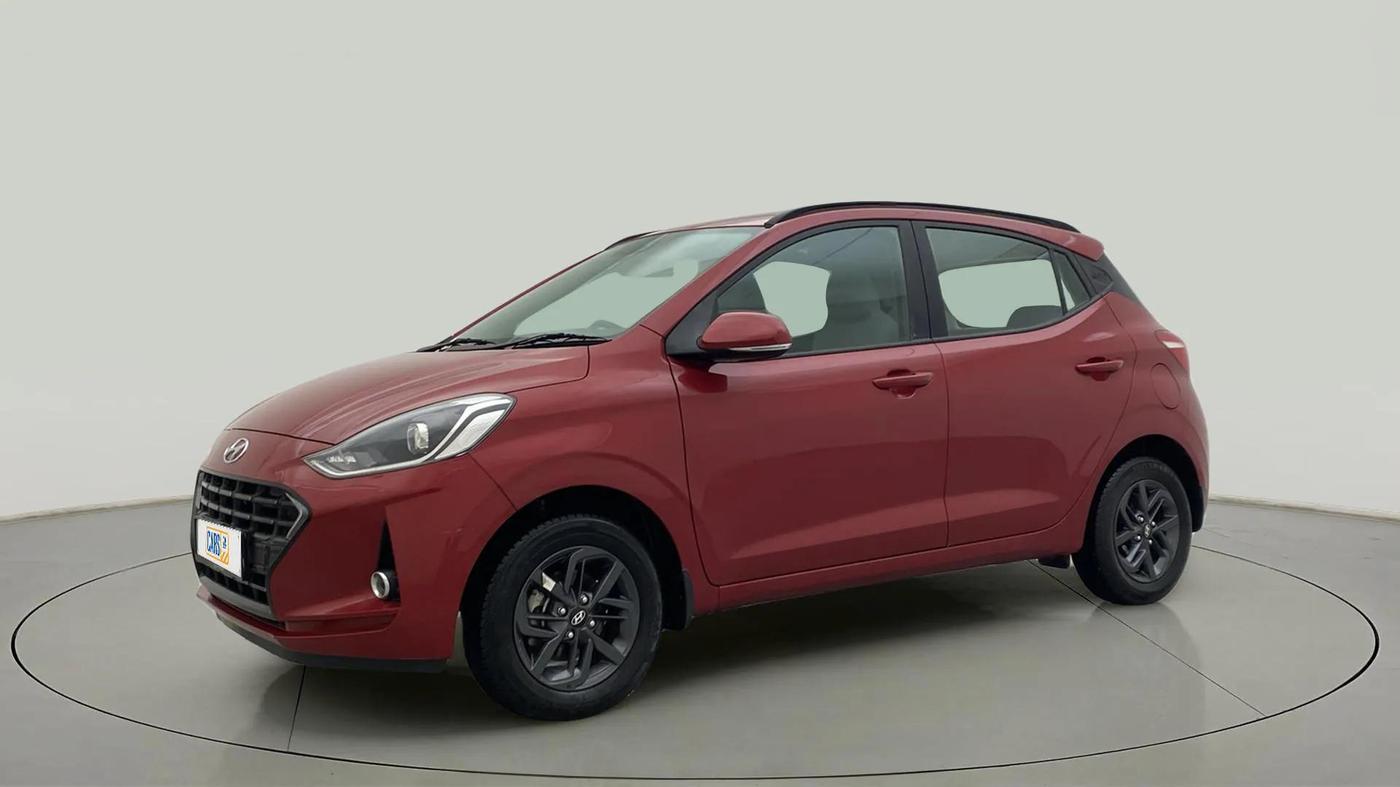 2021 Hyundai GRAND I10 NIOS SPORTZ AMT 1.2 KAPPA VTVT, Petrol, Automatic, 26,727 km, Left Front Diagonal