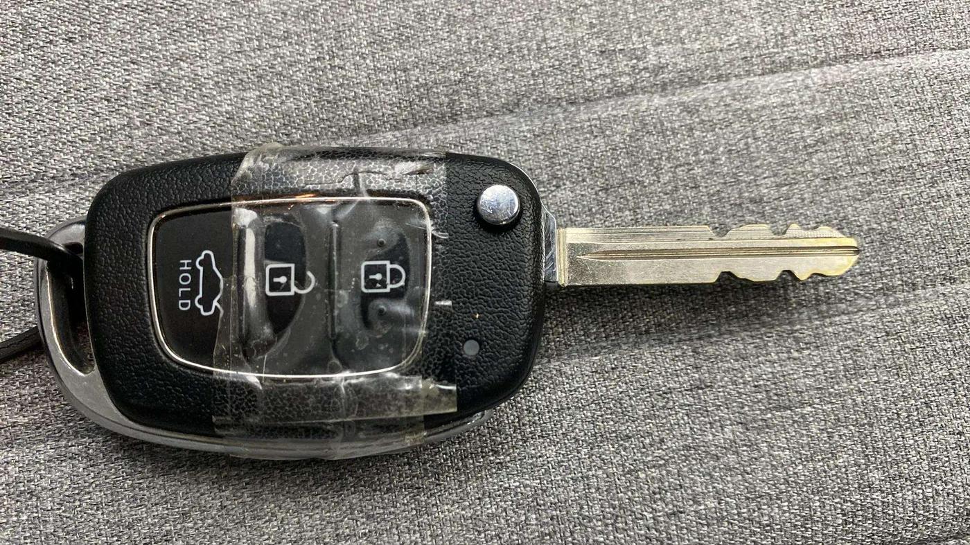 2021 Hyundai GRAND I10 NIOS SPORTZ AMT 1.2 KAPPA VTVT, Petrol, Automatic, 26,727 km, Key Close Up
