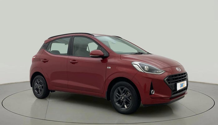 2021 Hyundai GRAND I10 NIOS SPORTZ AMT 1.2 KAPPA VTVT, Petrol, Automatic, 26,646 km, Right Front Diagonal