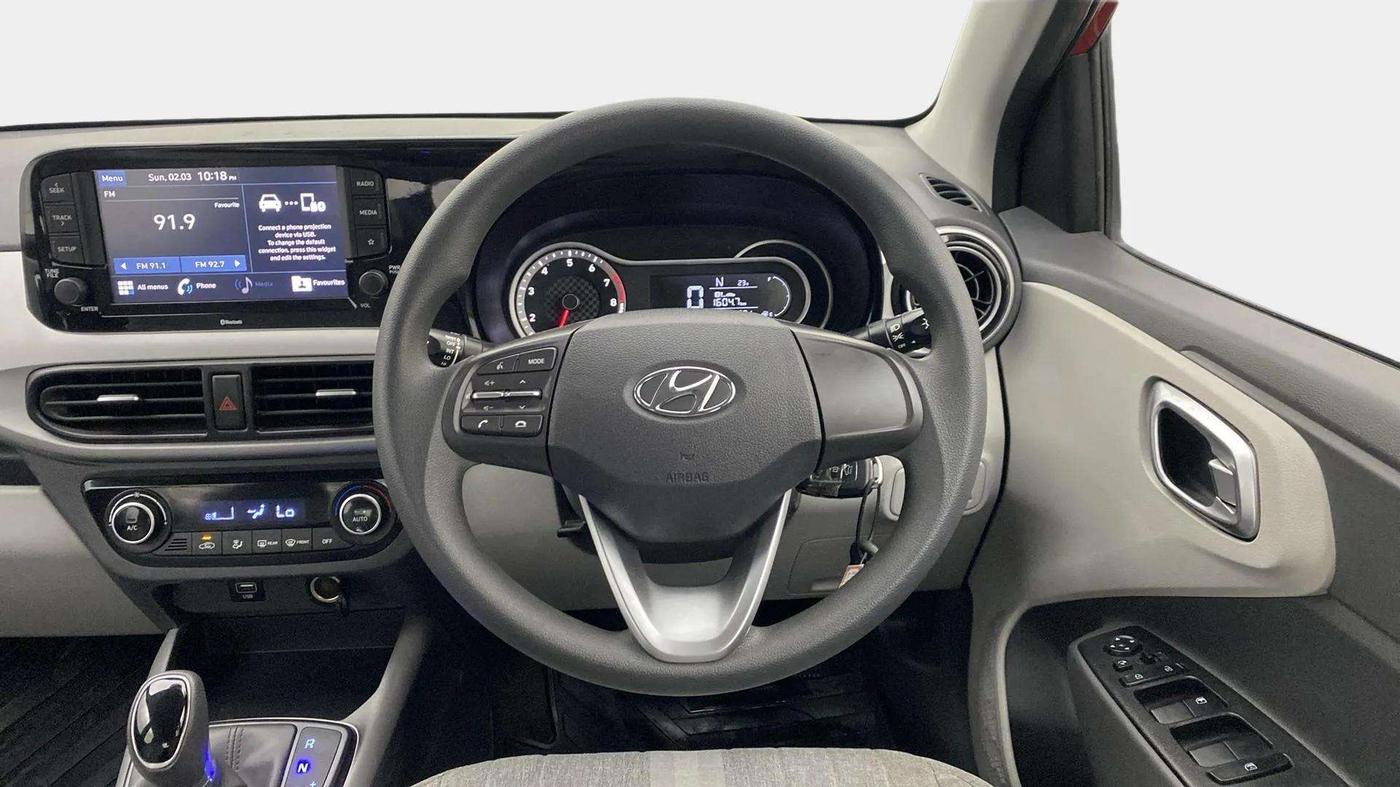 2021 Hyundai GRAND I10 NIOS SPORTZ AMT 1.2 KAPPA VTVT, Petrol, Automatic, 26,727 km, Steering Wheel Close Up