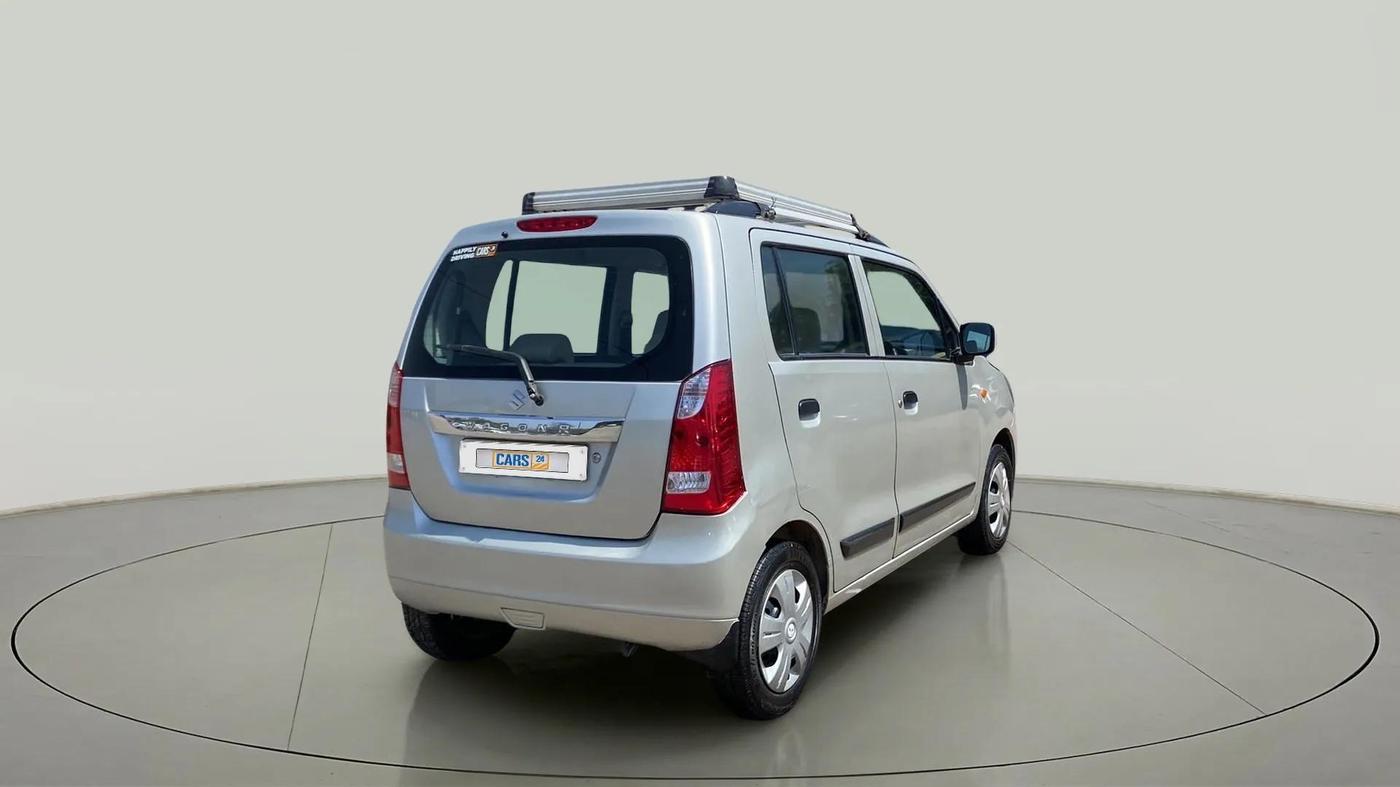 2017 Maruti Wagon R 1.0 VXI, CNG, Manual, 83,901 km, Right Back Diagonal