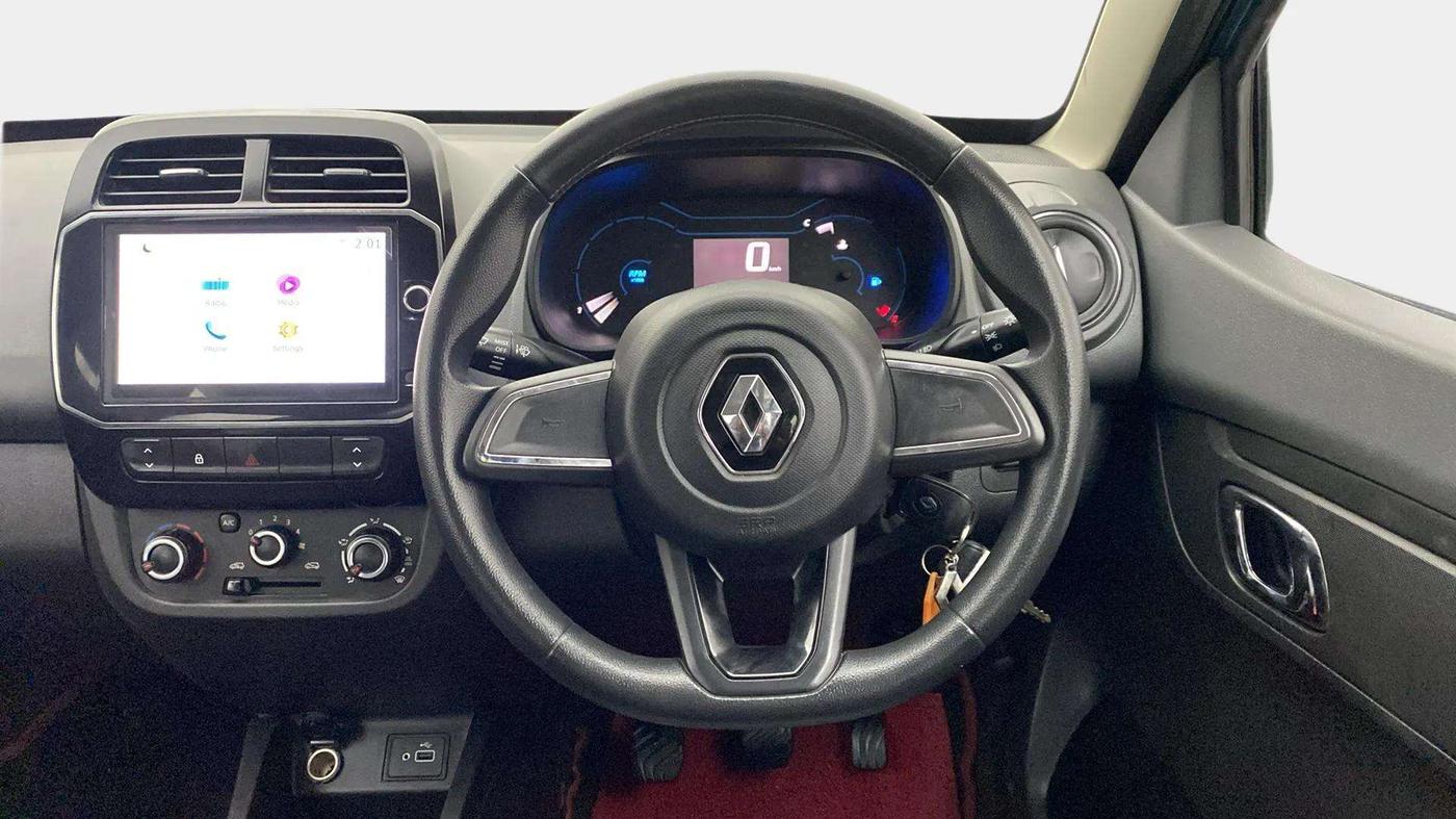 2019 Renault Kwid RXT 1.0 (O), Petrol, Manual, 28,991 km, Steering Wheel Close Up