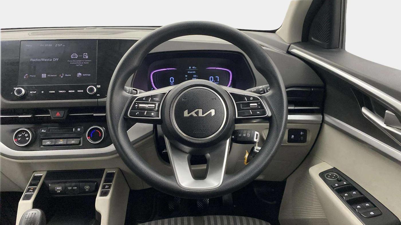 2022 KIA CARENS PRESTIGE 1.5 PETROL 7 STR, Petrol, Manual, 5,639 km, Steering Wheel Close Up