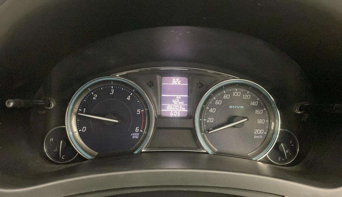 2016 Maruti Ciaz VDI+ SHVS, Diesel, Manual, 86,011 km, Odometer Image