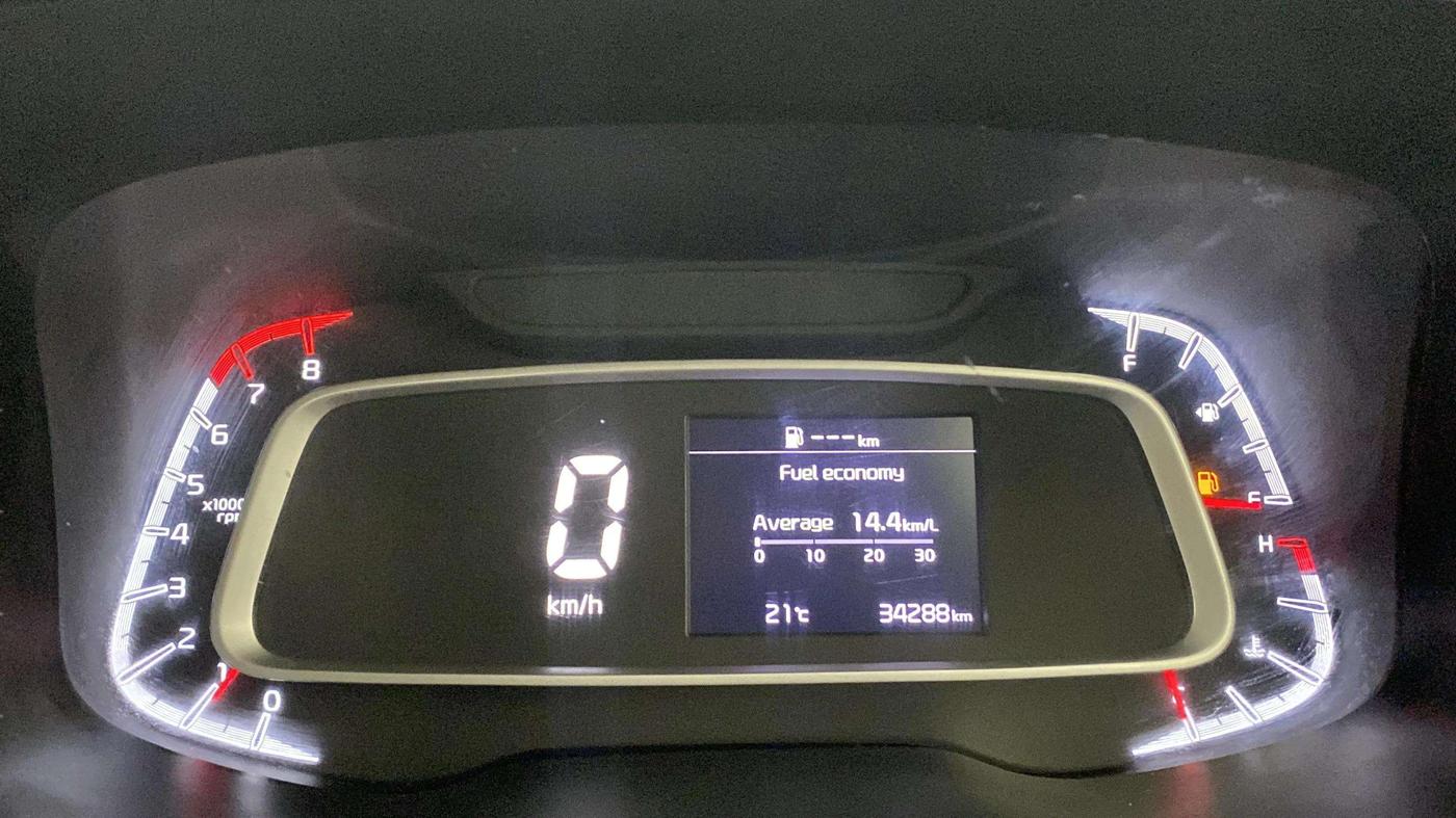 2020 KIA SONET HTK PLUS 1.2, Petrol, Manual, 34,376 km, Odometer Image