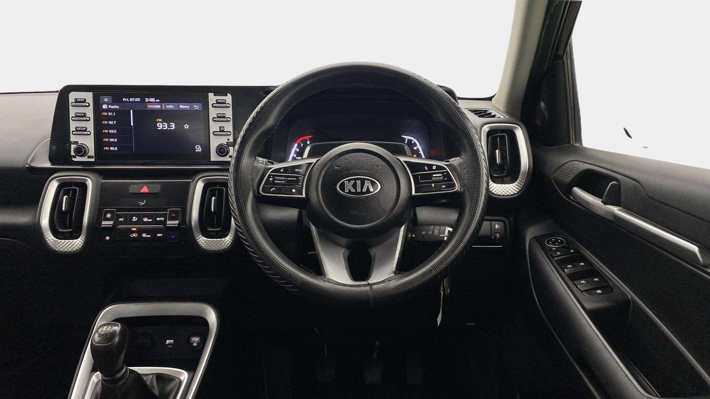 2020 KIA SONET HTK PLUS 1.2, Petrol, Manual, 34,376 km, Steering Wheel Close Up
