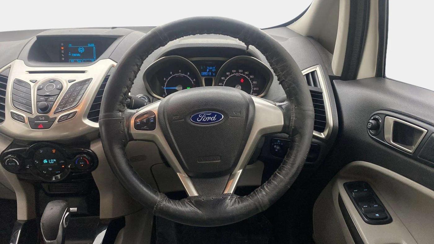 2017 Ford Ecosport TITANIUM 1.5L PETROL AT, Petrol, Automatic, 89,203 km, Steering Wheel Close Up