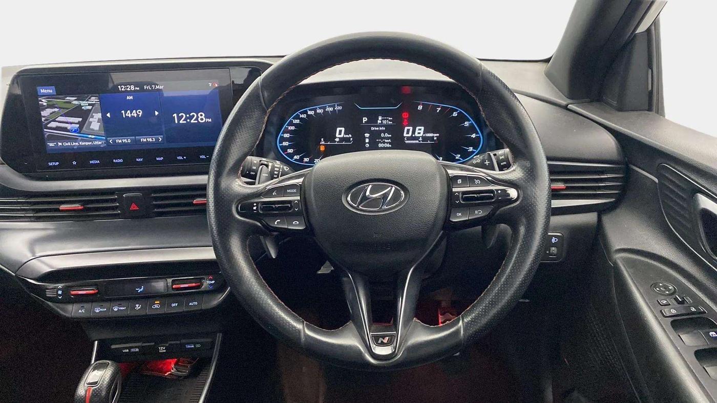 2021 Hyundai NEW I20 N LINE N8 1.0 TURBO GDI DCT, Petrol, Automatic, 36,468 km, Steering Wheel Close Up