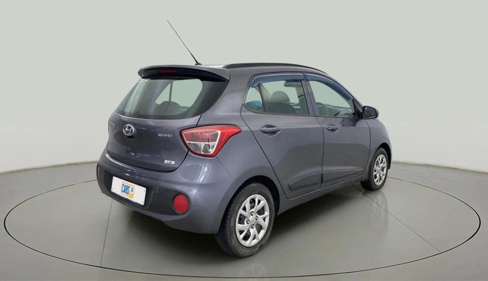 2018 Hyundai Grand i10 SPORTZ 1.2 KAPPA VTVT, Petrol, Manual, 36,209 km, Right Back Diagonal