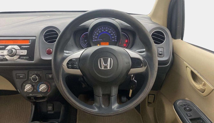 2015 Honda Brio S MT, Petrol, Manual, 47,165 km, Steering Wheel Close Up