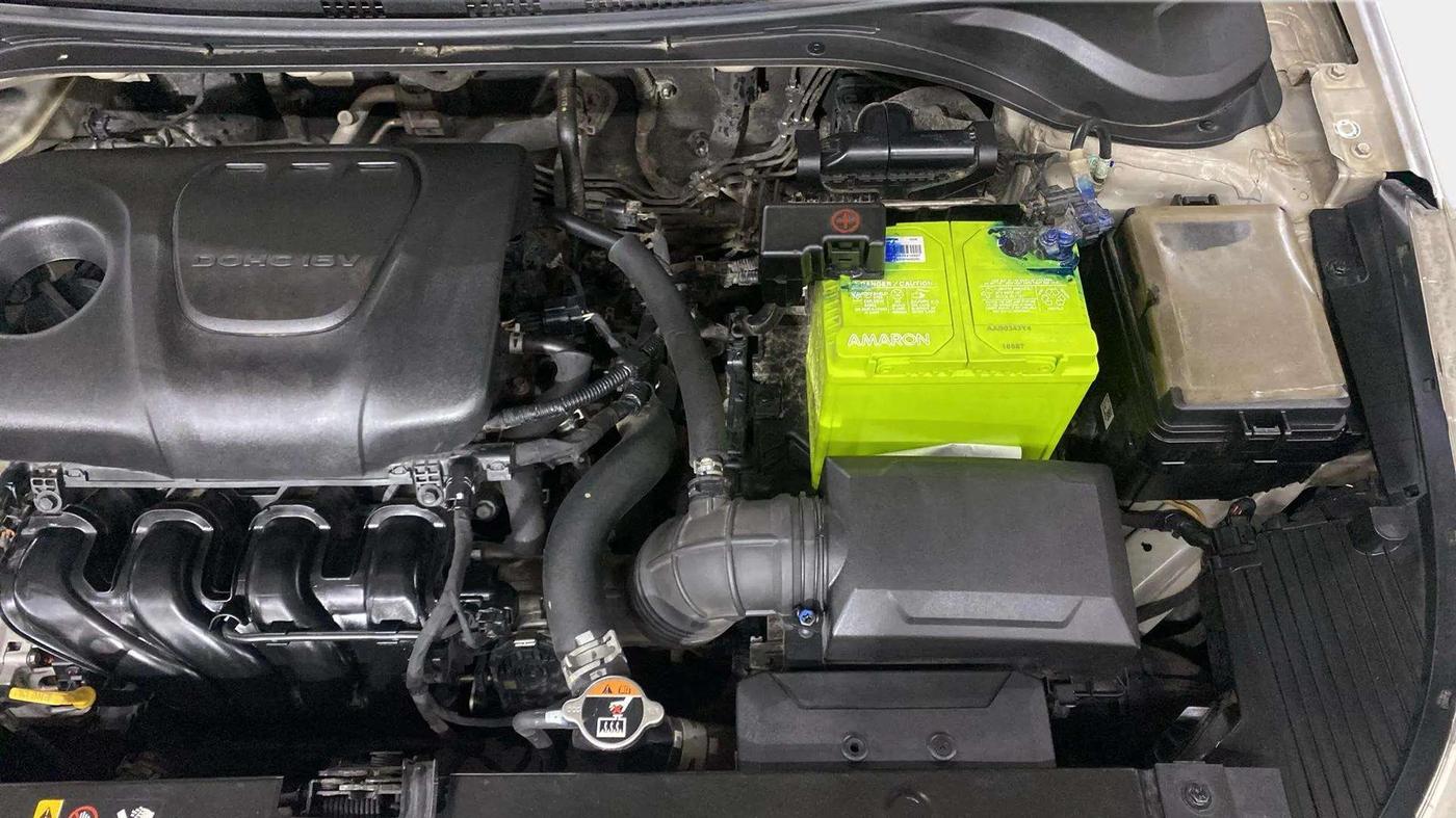 2018 Hyundai Verna 1.6 VTVT SX (O) AT, Petrol, Automatic, 77,121 km, Engine View - Left