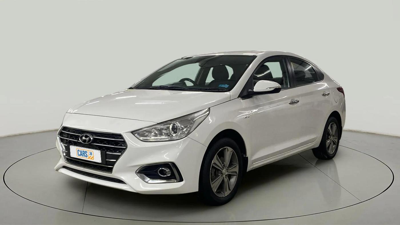 2018 Hyundai Verna 1.6 VTVT SX (O) AT, Petrol, Automatic, 77,121 km, Left Front Diagonal