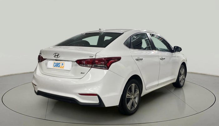 2018 Hyundai Verna 1.6 VTVT SX (O) AT, Petrol, Automatic, 77,090 km, Right Back Diagonal