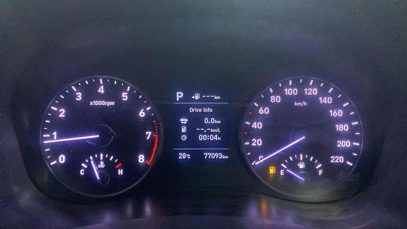 2018 Hyundai Verna 1.6 VTVT SX (O) AT, Petrol, Automatic, 77,121 km, Odometer Image