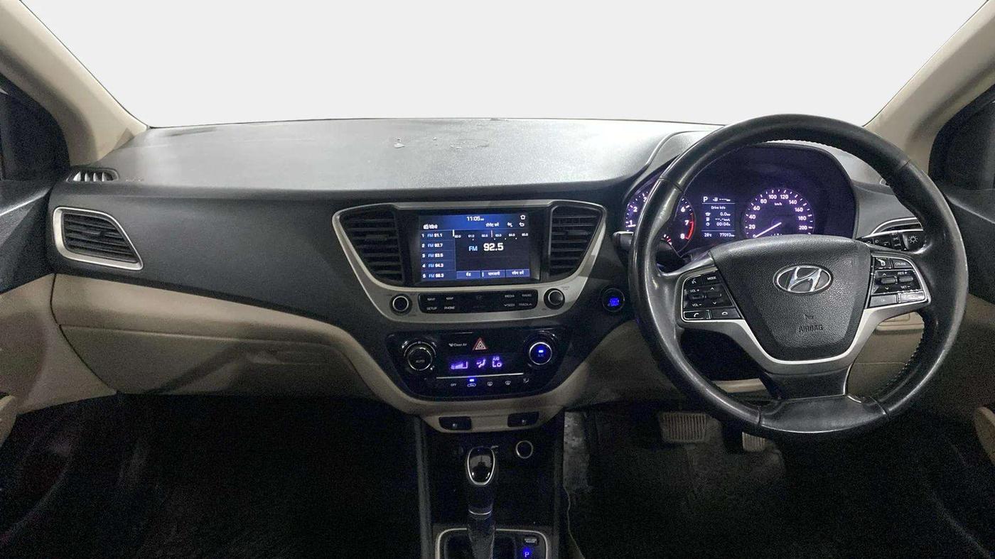 2018 Hyundai Verna 1.6 VTVT SX (O) AT, Petrol, Automatic, 77,121 km, Dashboard