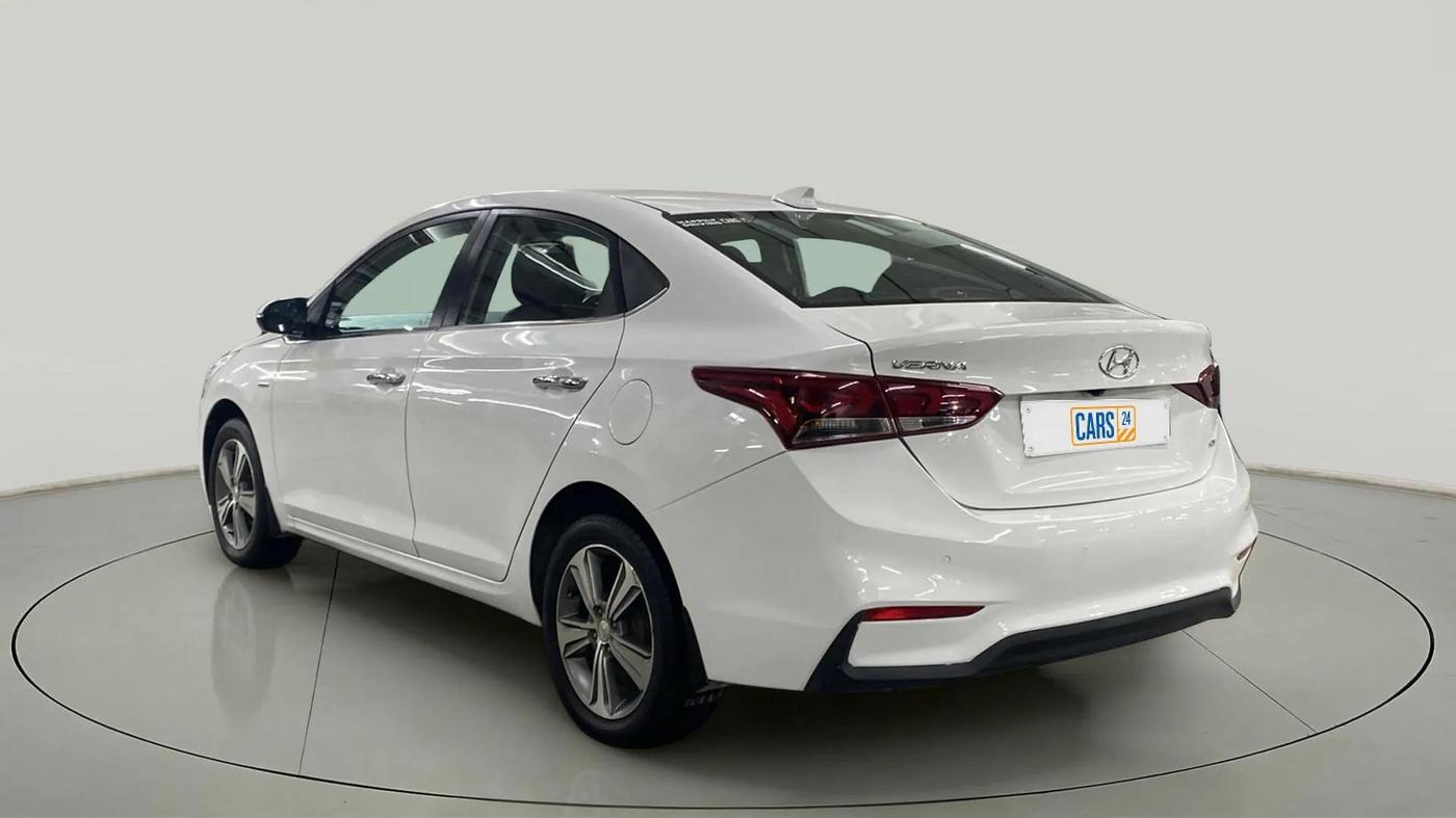 2018 Hyundai Verna 1.6 VTVT SX (O) AT, Petrol, Automatic, 77,121 km, Left Back Diagonal