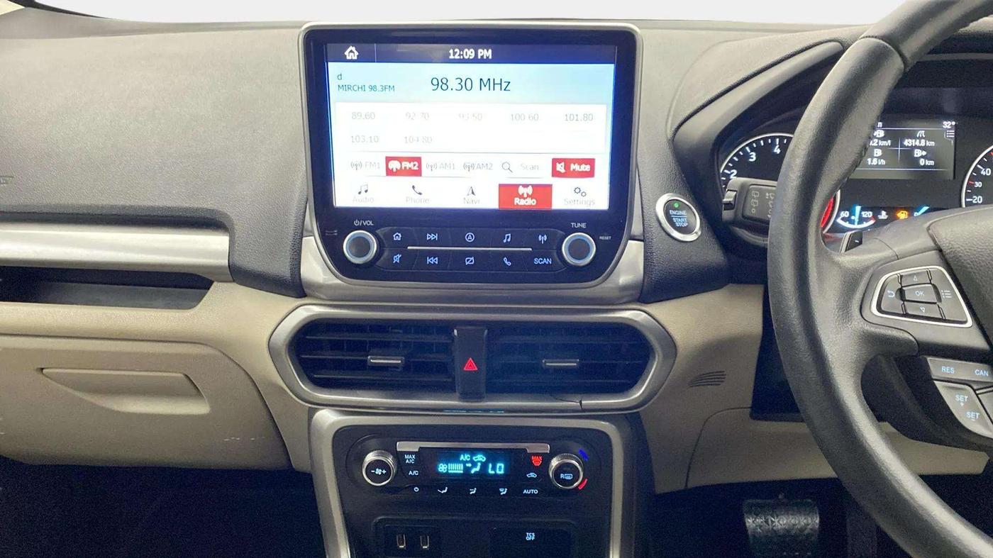 2020 Ford Ecosport TITANIUM 1.5L PETROL AT, Petrol, Automatic, 38,185 km, Air Conditioner