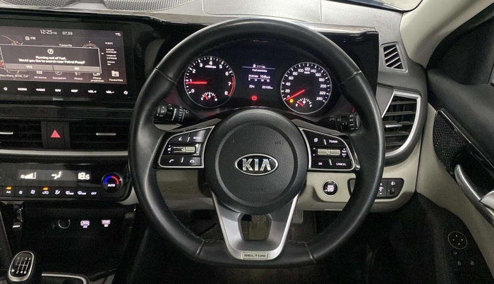 2020 KIA SELTOS HTX 1.5 PETROL, Petrol, Manual, 20,105 km, Steering Wheel Close Up