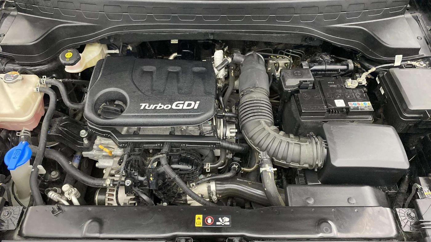 2022 KIA SONET HTK PLUS 1.0 IMT, Petrol, Manual, 33,139 km, Engine View