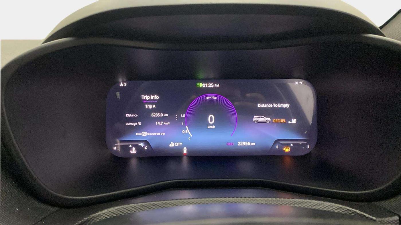 2023 Tata NEXON FEARLESS PURPLE 1.2 REVOTRON 6 MT, Petrol, Manual, 23,115 km, Odometer Image