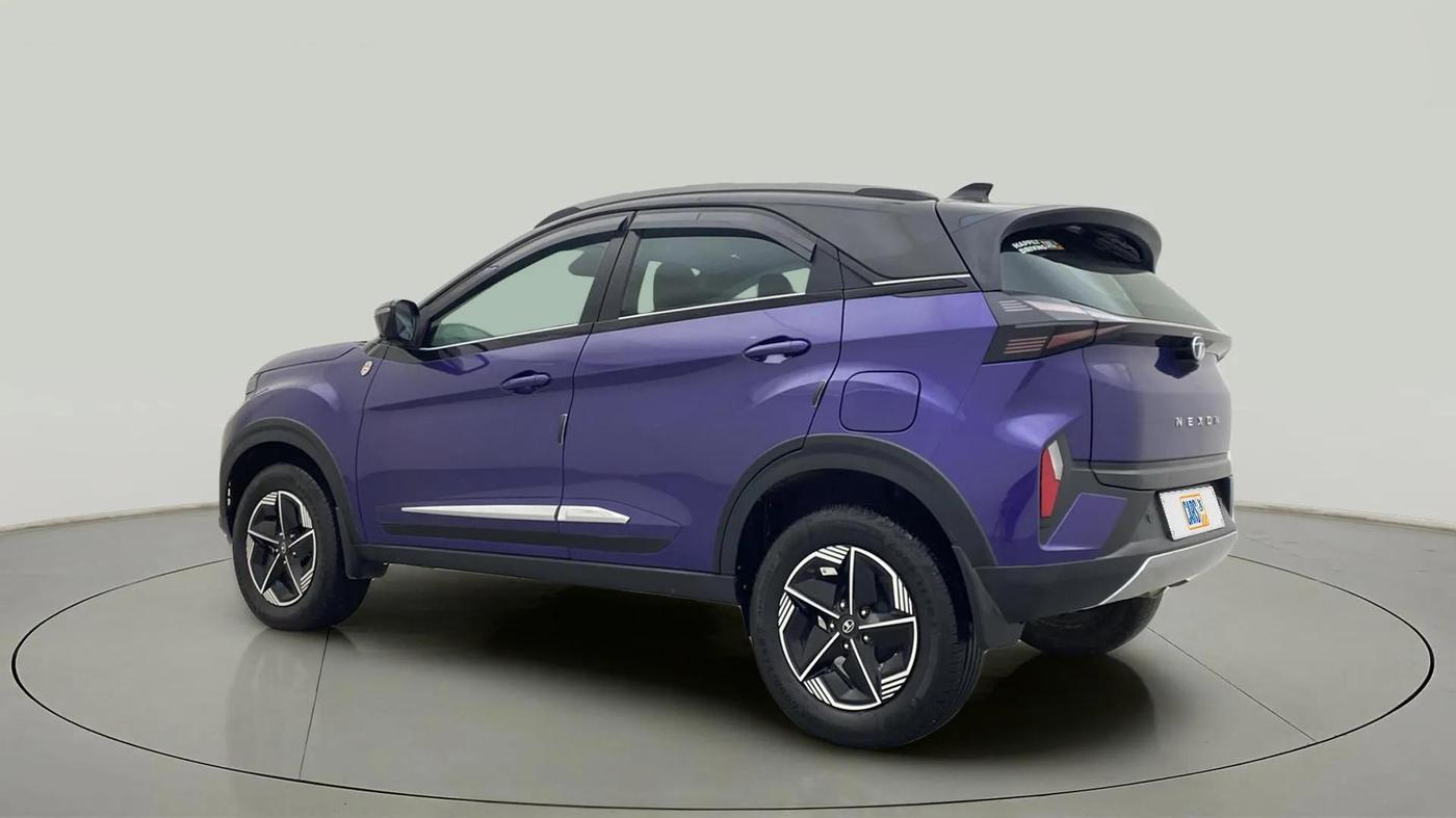 2023 Tata NEXON FEARLESS PURPLE 1.2 REVOTRON 6 MT, Petrol, Manual, 23,115 km, Left Back Diagonal