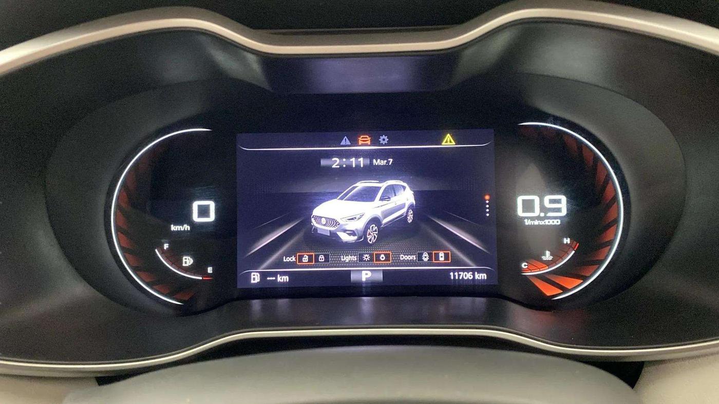 2023 MG ASTOR SAVVY 1.5 CVT, Petrol, Automatic, 11,838 km, Odometer Image