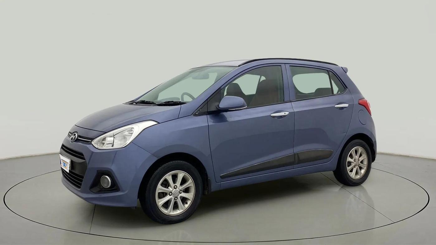 2015 Hyundai Grand i10 ASTA AT 1.2 KAPPA VTVT, Petrol, Automatic, 88,387 km, Left Front Diagonal