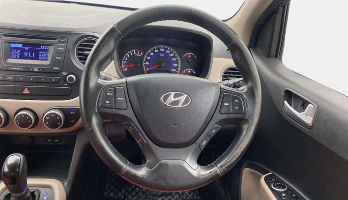 2015 Hyundai Grand i10 ASTA AT 1.2 KAPPA VTVT, Petrol, Automatic, 88,213 km, Steering Wheel Close Up