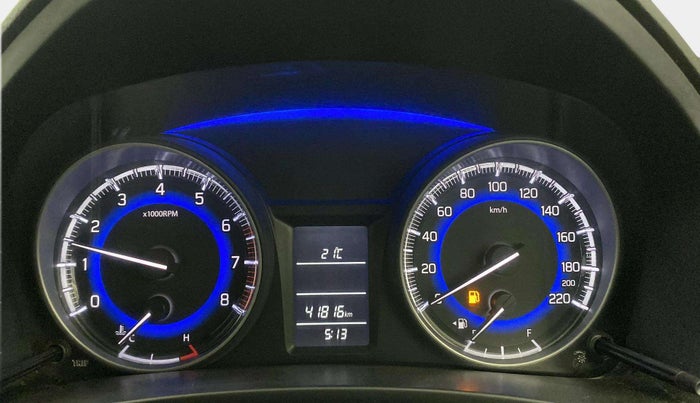 2017 Maruti Baleno DELTA PETROL 1.2, Petrol, Manual, 41,767 km, Odometer Image