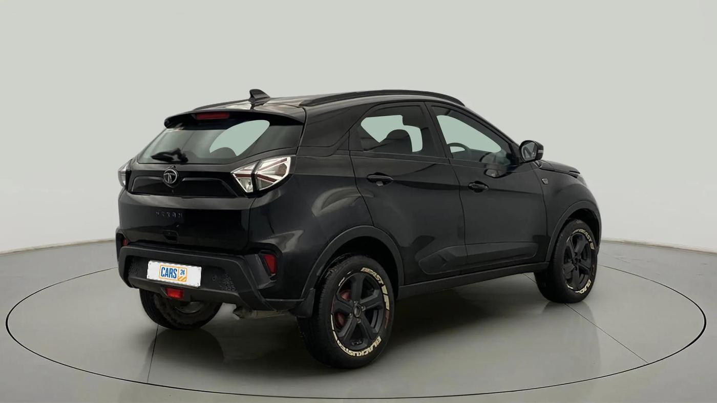 2023 Tata NEXON XZ PLUS PETROL SUNROOF DARK EDITION, Petrol, Manual, 13,627 km, Right Back Diagonal