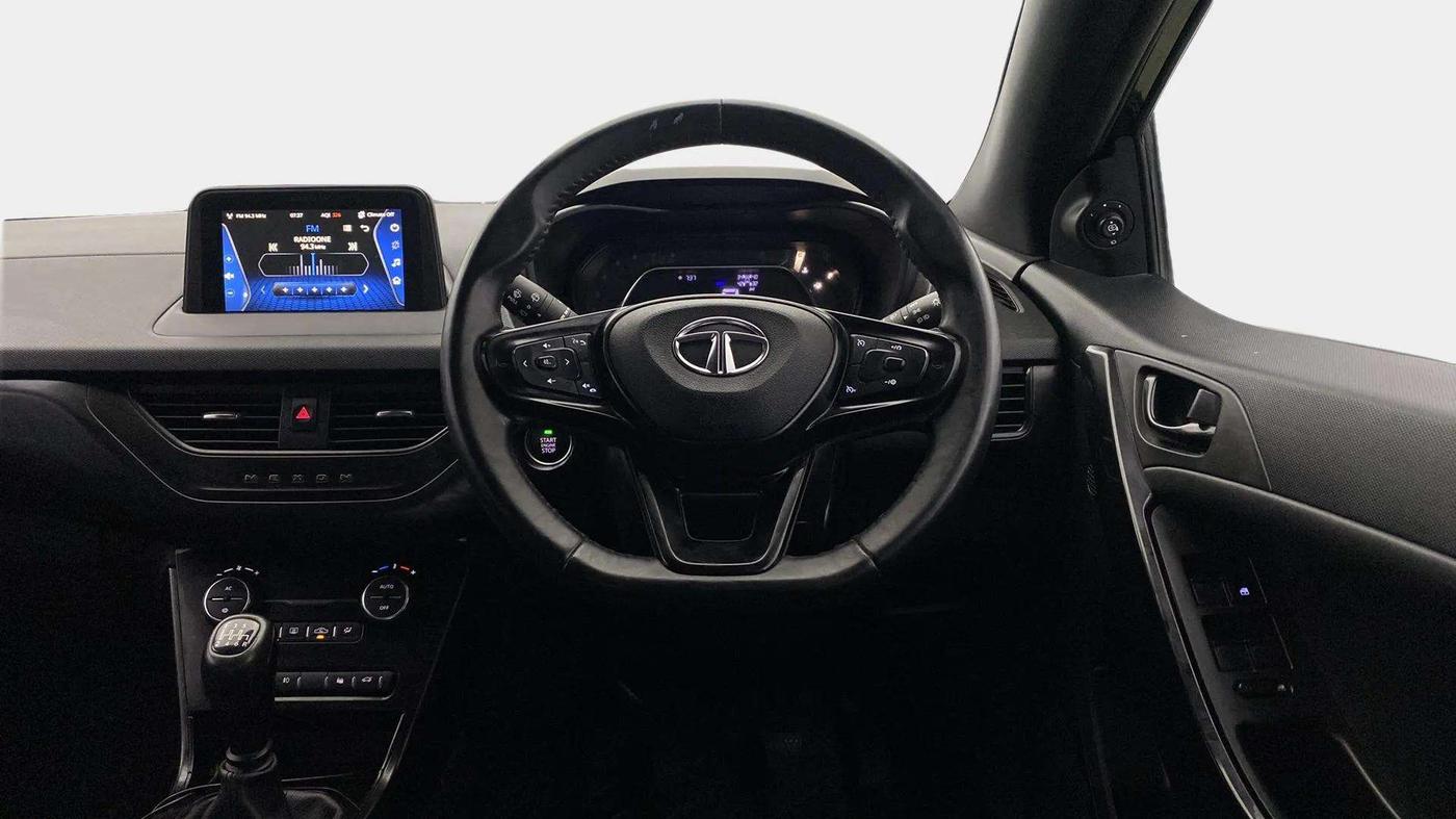 2023 Tata NEXON XZ PLUS PETROL SUNROOF DARK EDITION, Petrol, Manual, 13,627 km, Steering Wheel Close Up
