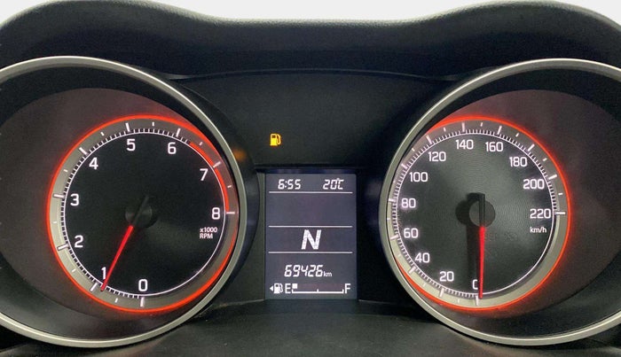 2018 Maruti Swift ZXI AMT, Petrol, Automatic, 69,418 km, Odometer Image