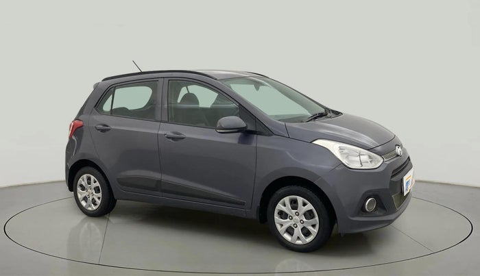 2015 Hyundai Grand i10 SPORTZ 1.2 KAPPA VTVT, Petrol, Manual, 14,277 km, Right Front Diagonal