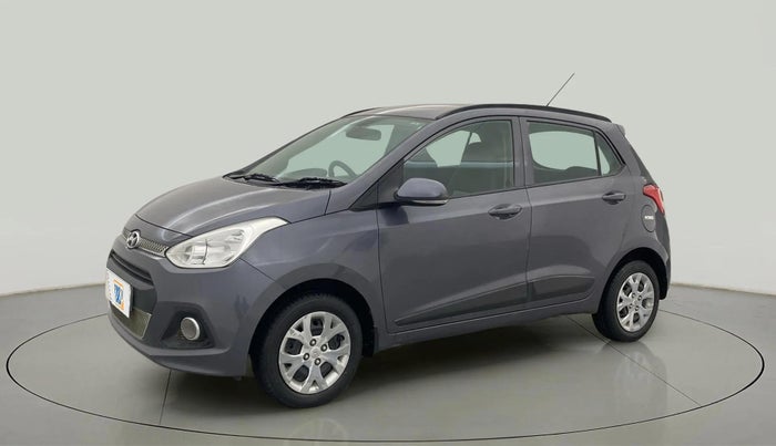 2015 Hyundai Grand i10 SPORTZ 1.2 KAPPA VTVT, Petrol, Manual, 14,277 km, Left Back Diagonal