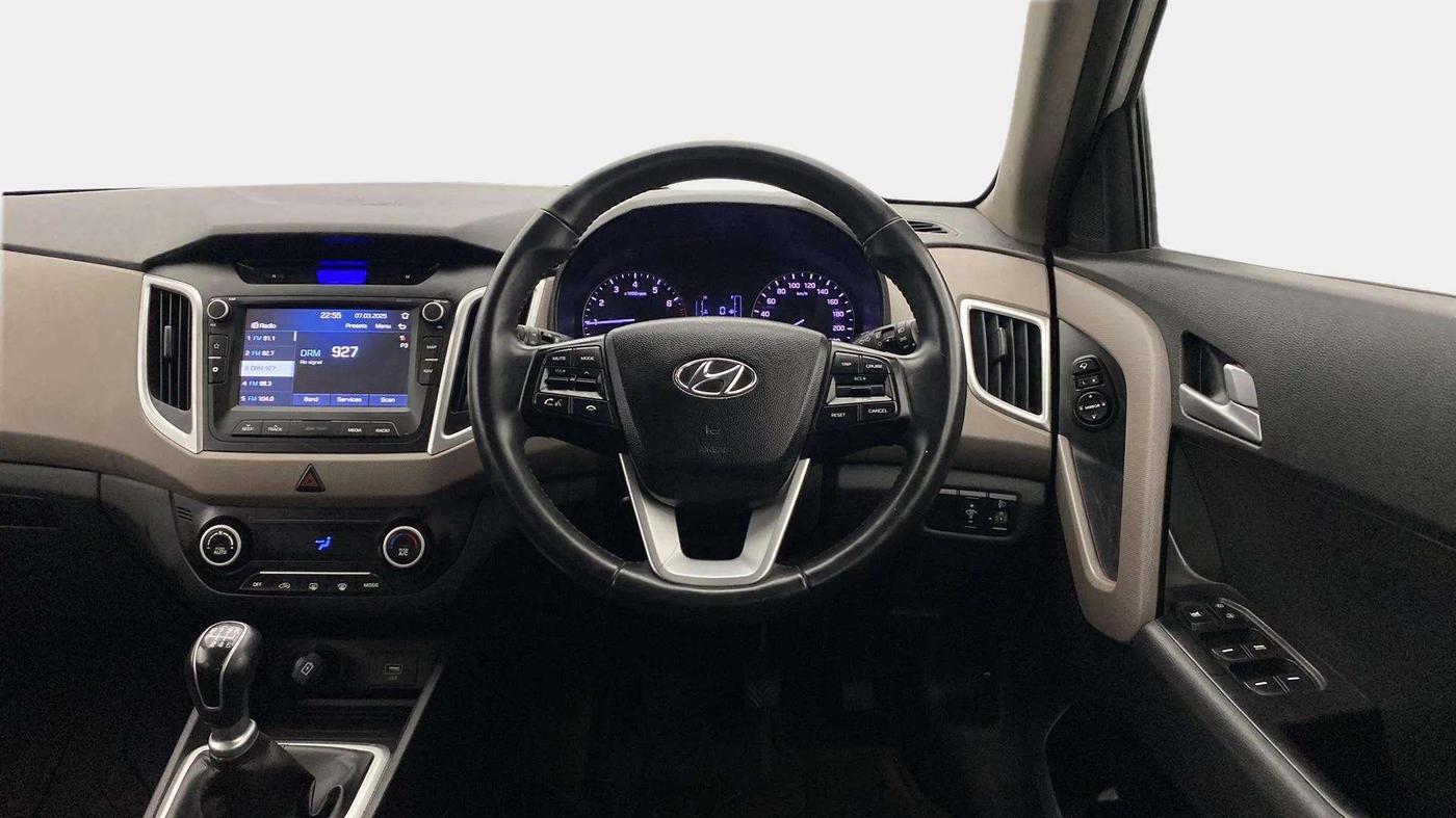 2019 Hyundai Creta SX 1.6 PETROL, Petrol, Manual, 72,864 km, Steering Wheel Close Up